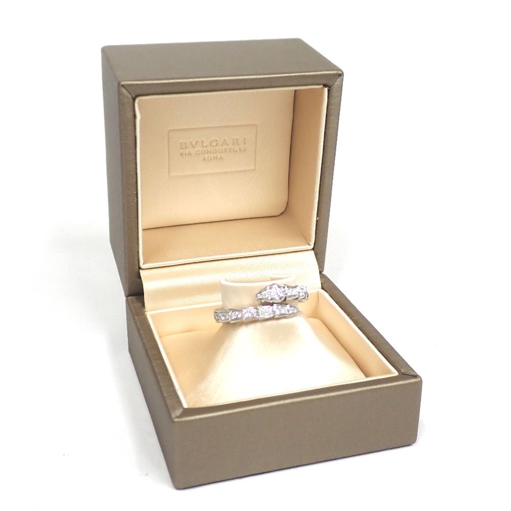 Bvlgari Ring Na14581 K18Wg #Xl