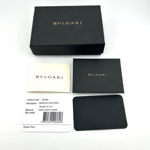 Bvlgari Business Card Holders