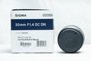Sigma Lens (Single Focus) F1.4 Dc Dn Fuji X