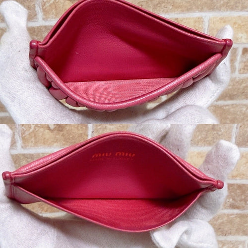 Miu Card Case )Miumiu(