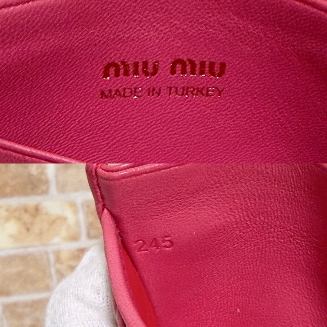 Miu Card Case )Miumiu(
