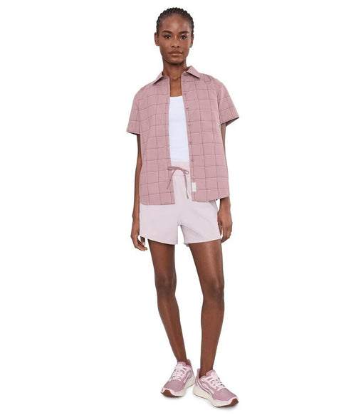 Long Sleeve Marmot Airexchange Novelty Short Shirt Light Mauve Off