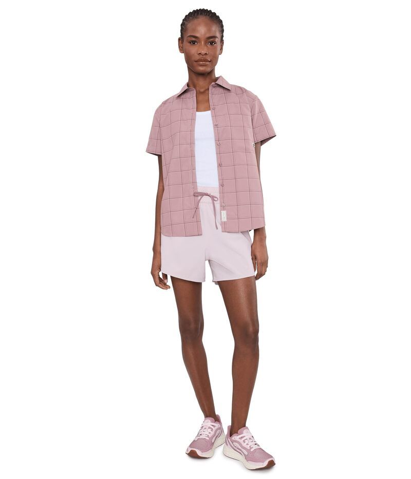 Long Sleeve Marmot Airexchange Novelty Short Shirt Light Mauve Off