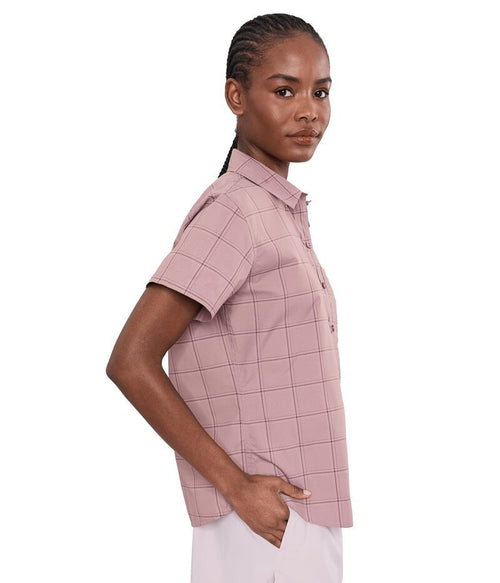 Long Sleeve Marmot Airexchange Novelty Short Shirt Light Mauve Off