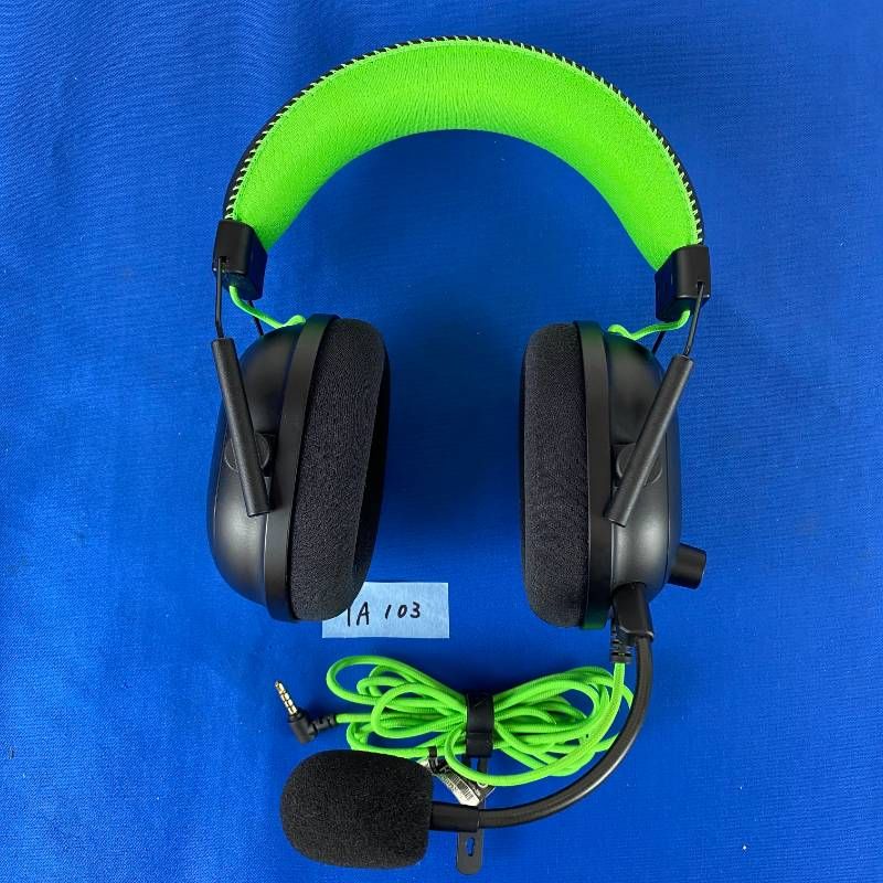 Gaming Headphone Headset Ya103 Razer Blackshark V2 Special Edition Black Green