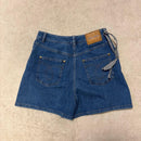 Miu Shorts Gingham Ribbon Denim 38
