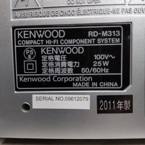 Kenwood Mini Component Systems Cd/Usb/Fm/Aux