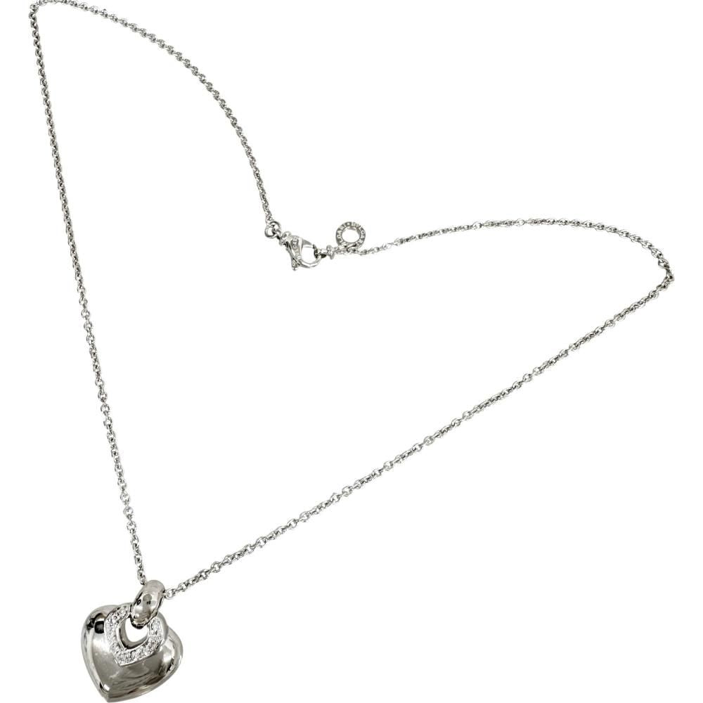 Bvlgari Necklace K18Wg 18 13.1G Gd