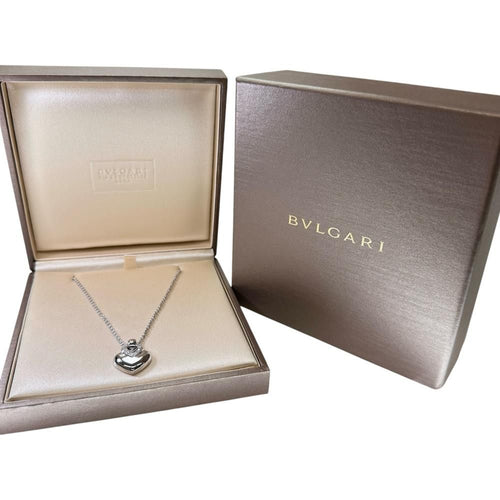 Bvlgari Necklace K18Wg 18 13.1G Gd