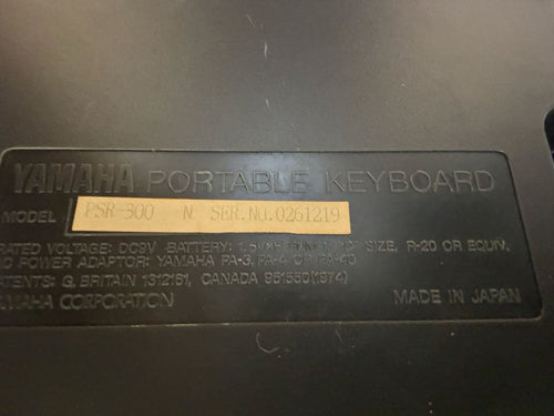Keyboards Digital Pianos Yamaha Psr-300