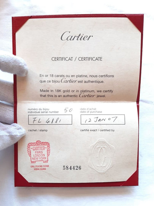 Cartier Rings K18Wg 50 10