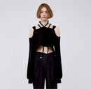 Viavanda Long Sleeve 2Way Halter Neck Sweatshirts