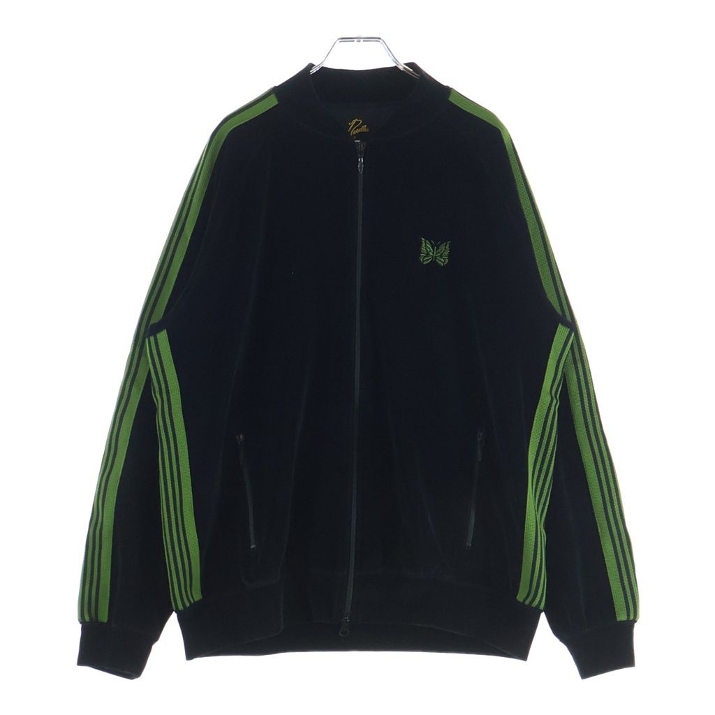 Needles Military Jacket Rib Collar Track C/Pe Velour Rw323
