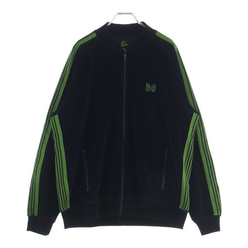 Needles Military Jacket Rib Collar Track C/Pe Velour Rw323
