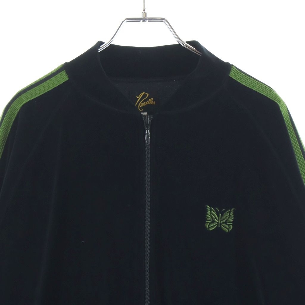 Needles Military Jacket Rib Collar Track C/Pe Velour Rw323