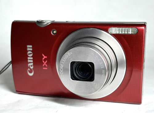 Canon Compact Digital Camera Ixy200 Pc2333 Hd 20Mp 8X Red /Sd (Ref# 6337)