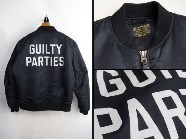 Wackomaria Military Jacket Ma-1 Wacko Maria Guilty Parties 14Aw-Ary-56