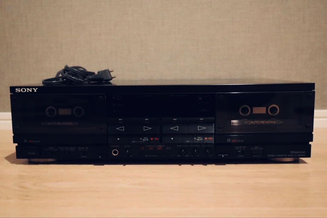Sony Cd Md Cassette Deck Tc Wr900