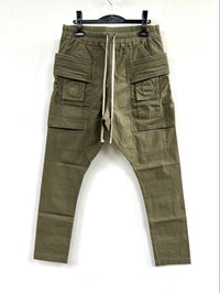 Rick Owens Drkshdw Work Pants, Cargo Painter'S Creatch Xs