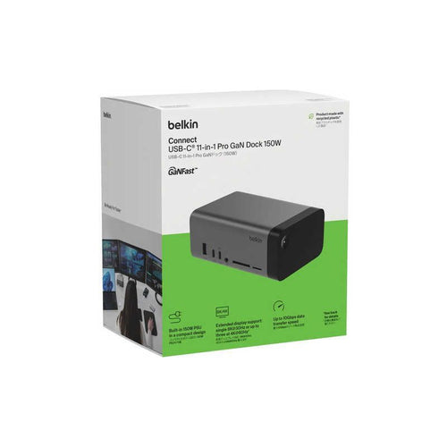Belkin Usb Hub Connect Usb-C 11-In-1 Pro Gan Dock 150W Power Delivery