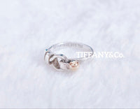 Tiffany Rings Tiffany&Co. Flat Wire Ring 9 Silver925