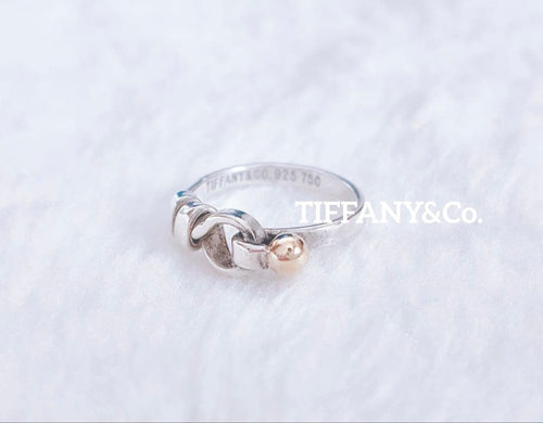 Tiffany Rings Tiffany&Co. Flat Wire Ring 9 Silver925