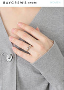 Tiffany Rings Tiffany&Co. Flat Wire Ring 9 Silver925