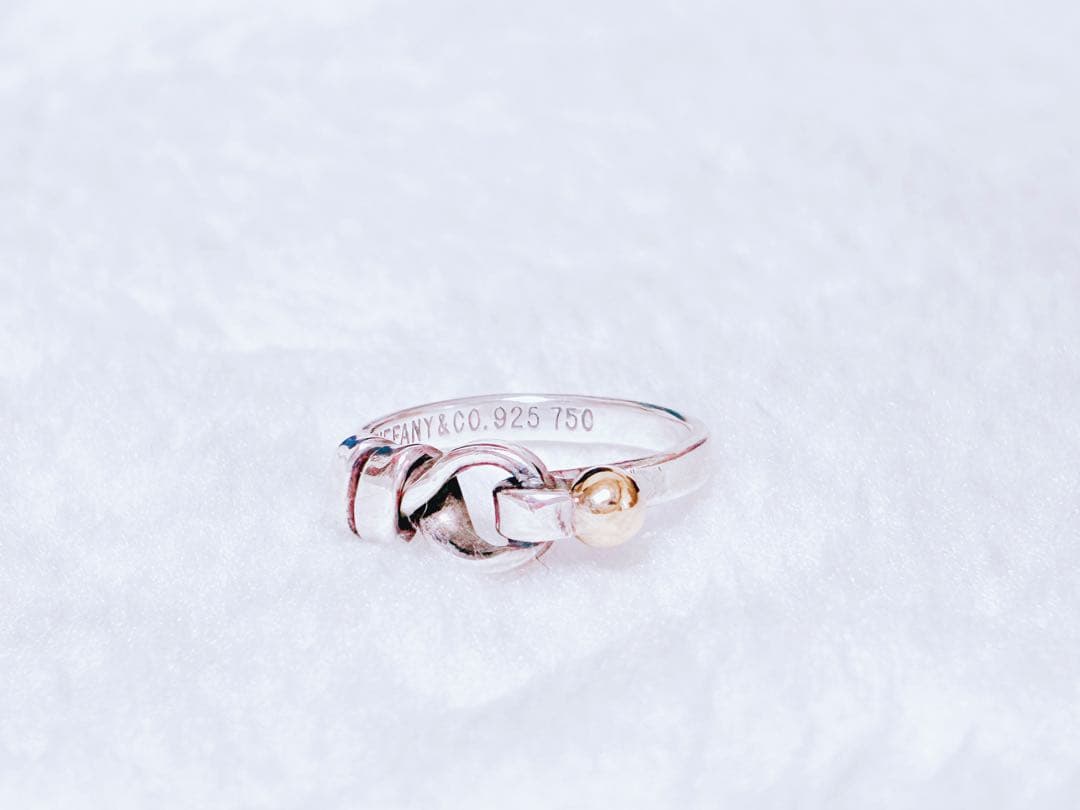 Tiffany Rings Tiffany&Co. Flat Wire Ring 9 Silver925