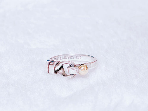 Tiffany Rings Tiffany&Co. Flat Wire Ring 9 Silver925