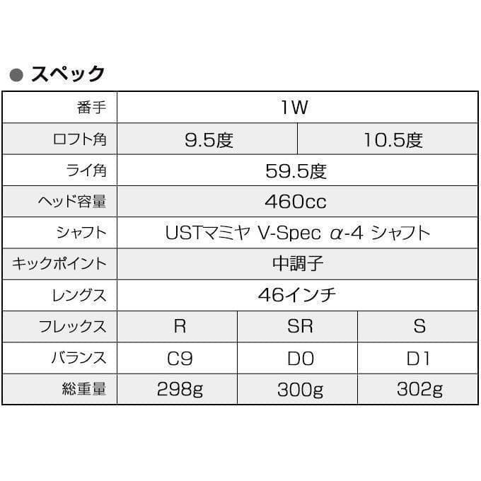 Works Golf Driver V-Spec