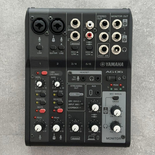 Yamaha Analog Mixers Ag06Mk2