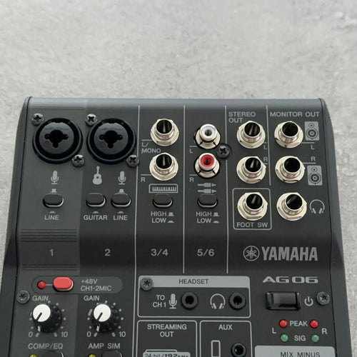 Yamaha Analog Mixers Ag06Mk2