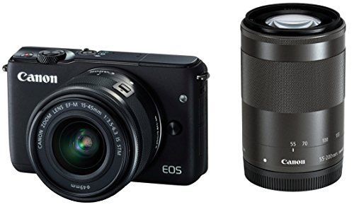 Digital Slr Canon Eos M10 Ef-M15-45Mm F3.5-6.3 Is Stm Ef-M55-200Mm F4.5-6.3