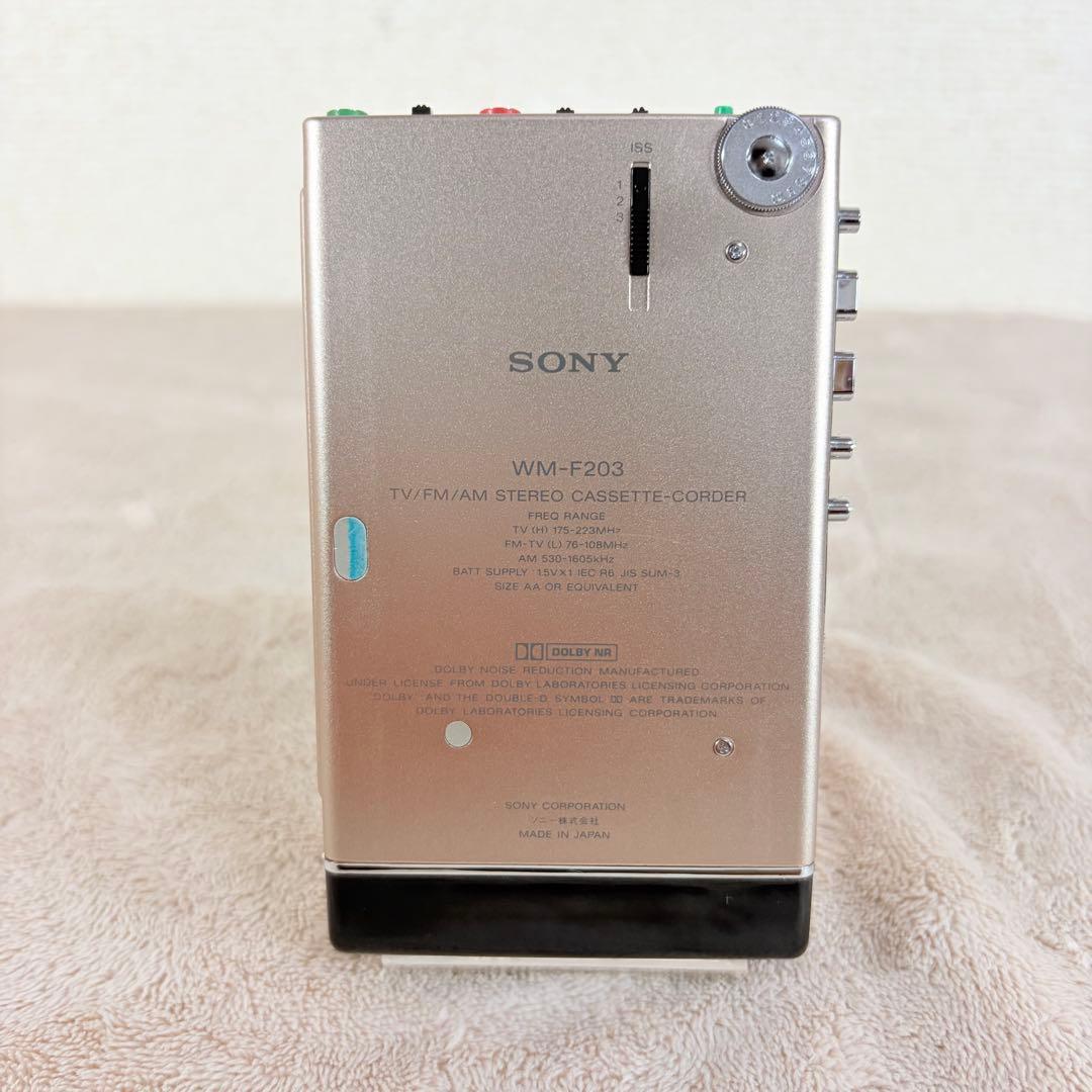 Sony Cassette Players Walkman Wm-F203
