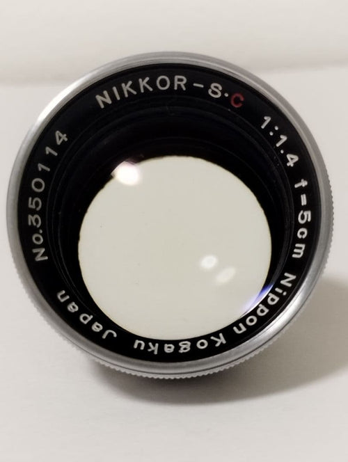 Lens (Single Focus) Nikon Nikkor-S.C F1.4