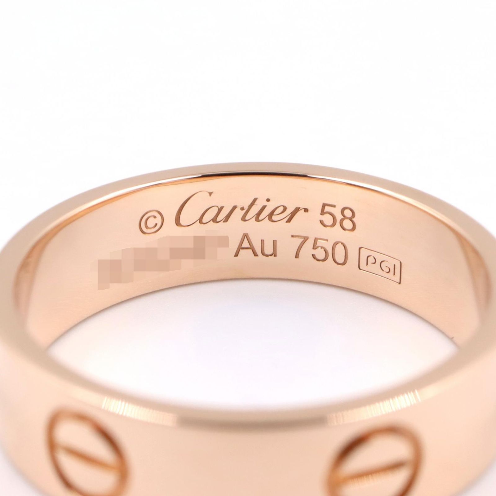 Cartier Ring B4084800 K18Pg Used A