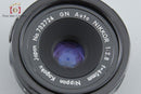 Nikon Lens (Single Focus) Gn Auto Nikkor F/2.8