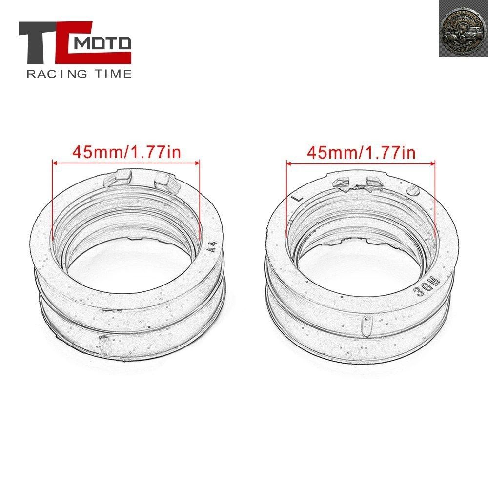 No Brand Others Tcmoto 4Pcs Motorcycle Carburetor Interface Adapter Yamaha