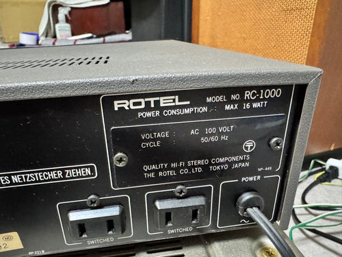 Other Rotel Rc-1000 Denon Poa-T2