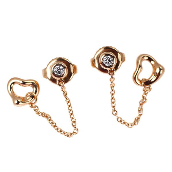 Tiffany Earrings (For Both Ears) K18Pg