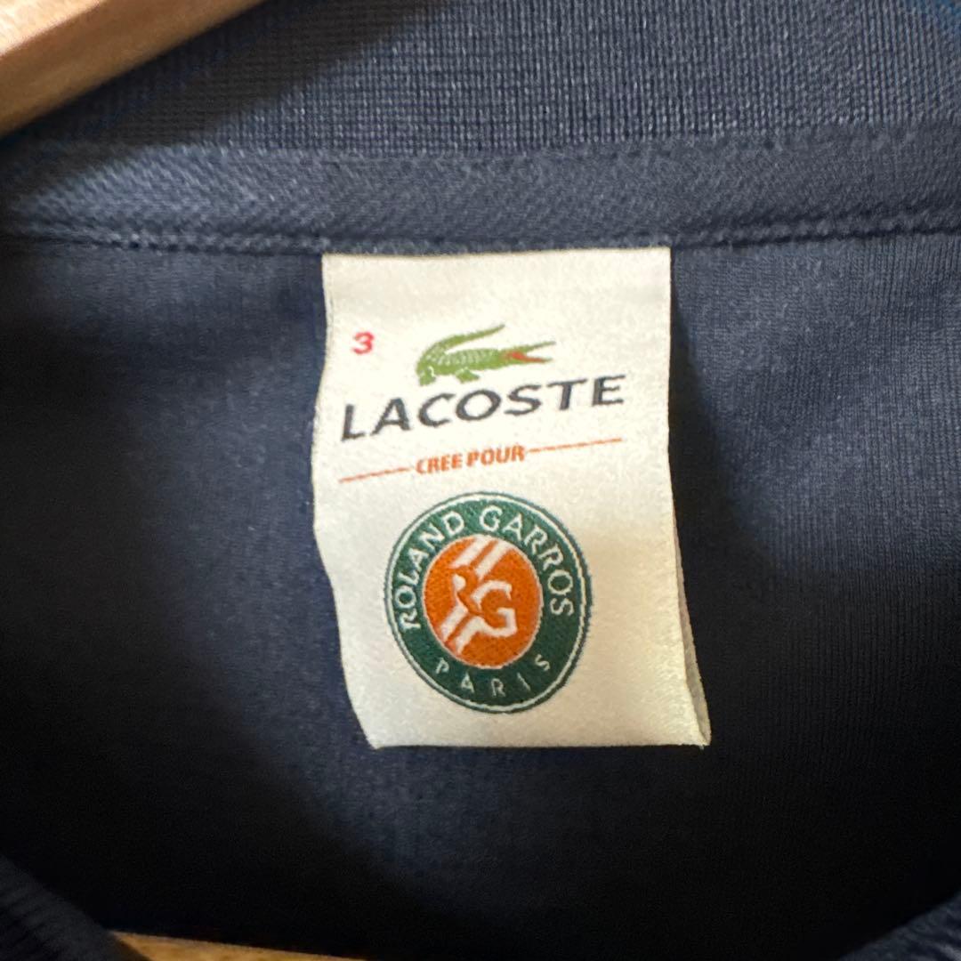 Lacoste Polo Shirts Roland Garros Paris Size 3