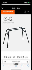 Roland Keyboard Stand Ks-12
