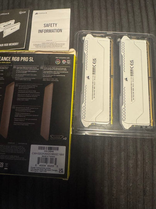 Memory Corsair Vengeance Rgb Pro Sl 3600 32Gb