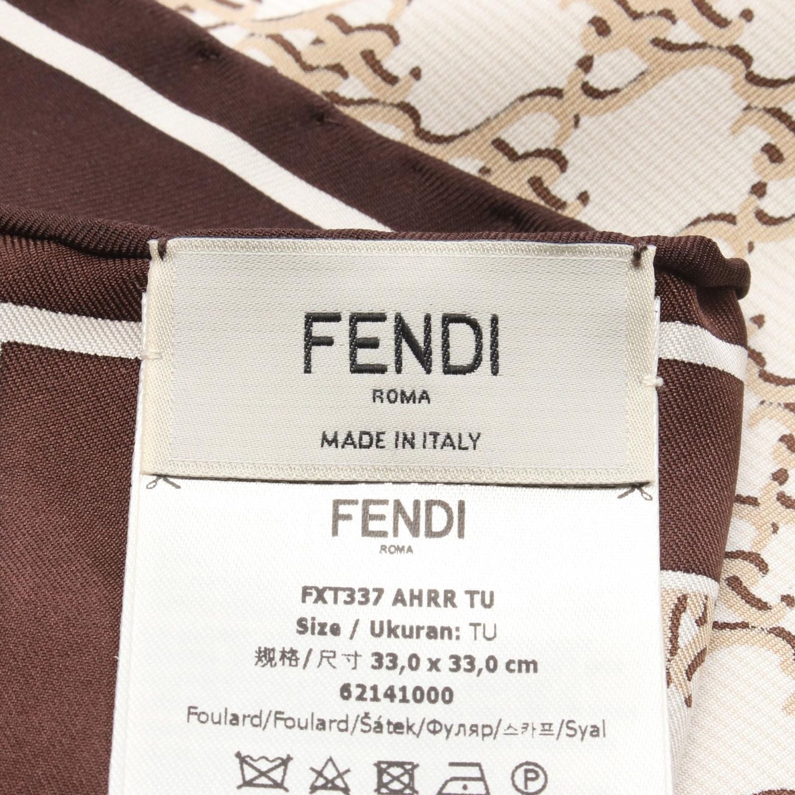 Fendi Bandana Scarf Ff Fxt337 Used A