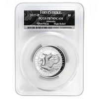 Old Currency, Gold Coins, Silver Commemorative 2025 5 Pcgs Pr70