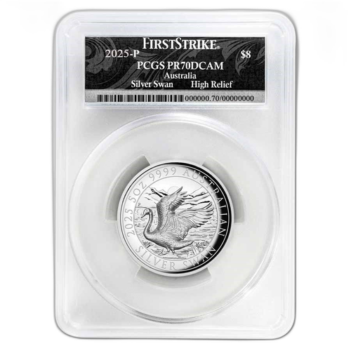 Old Currency, Gold Coins, Silver Commemorative 2025 5 Pcgs Pr70