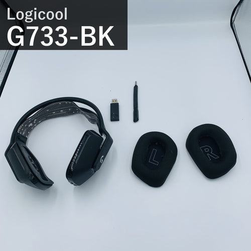 Logicool Gaming Headphone Headset G G733-Bk Lightspeed 7.1Ch Usb Lightsync Rgb