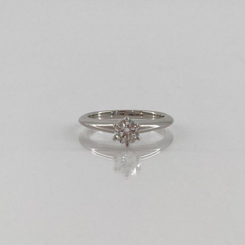 Ring Tiffany&Co. D0.3Ct 5 Pt950 3.61G