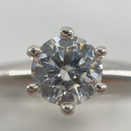 Ring Tiffany&Co. D0.3Ct 5 Pt950 3.61G