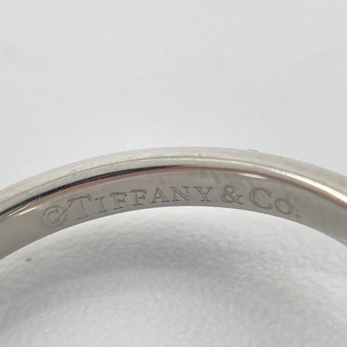 Ring 8%Off Tiffany&Co. D0.3Ct 5 Pt950 3.61G